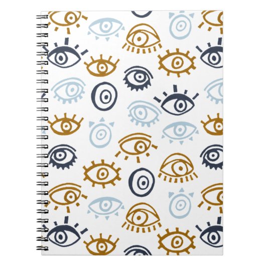 Evil Eye Pattern Notitieboek (Voorkant)