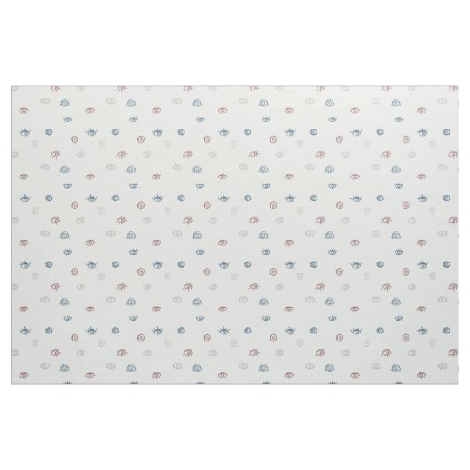Evil Eye Pattern Stof (Fat Quarter)