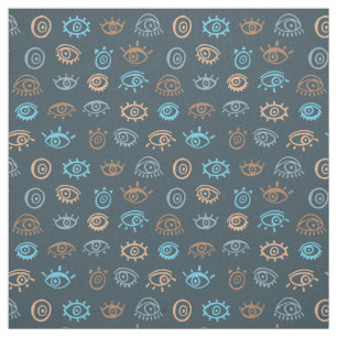 Evil Eye Pattern Stof