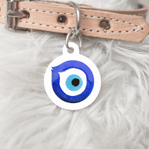 Evil Eye Pet Tag gepersonaliseerd Huisdierpenning