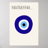 Evil Eye Poster Matiasma (Voorkant)