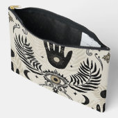 Evil Eye Print Cosmetic Bag Etui (Open)