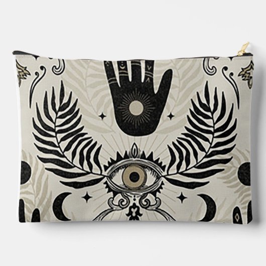 Evil Eye Print Cosmetic Bag Etui (Achterkant)