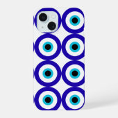 Evil Eye Protection All-Over Pattern  iPhone 15 Case (Achterkant)