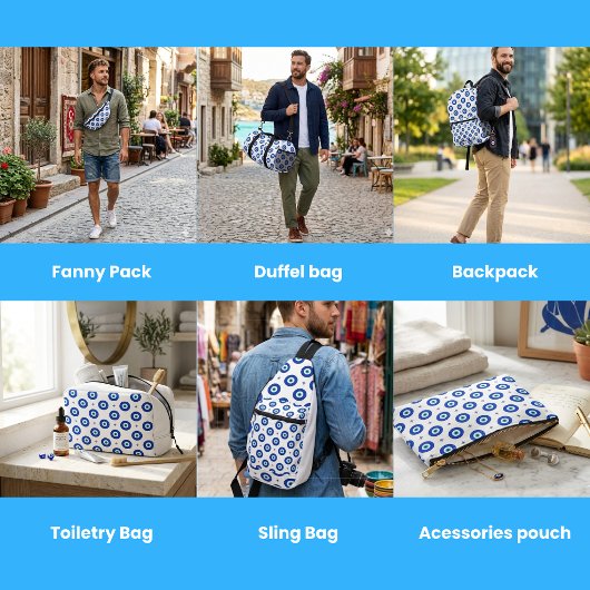 Evil Eye Protection Turkish Geometric Pattern Etui