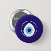Evil Eye Ronde Button 5,7 Cm (Voorkant /achterkant)