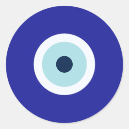 Evil Eye Ronde Sticker