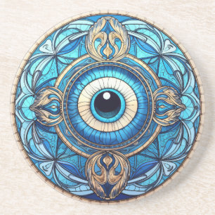 Evil Eye Sandstone Onderzetter