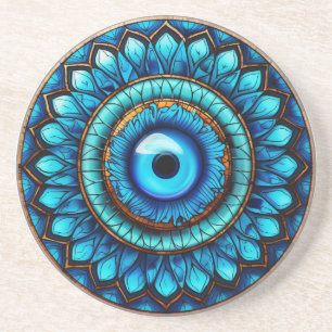 Evil Eye Sandstone Onderzetter
