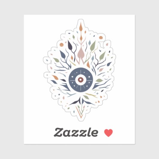 Evil Eye Spiritueel & Esoteric No.5 Sticker (Vel)