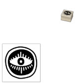 Evil Eye Stamp Rubberstempel (Gestempeld)