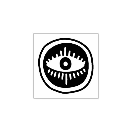 Evil Eye Stamp Rubberstempel (Afrduk)