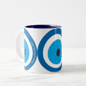 "Evil Eye" Succes Amulet Custom Mok (Voorkant links)