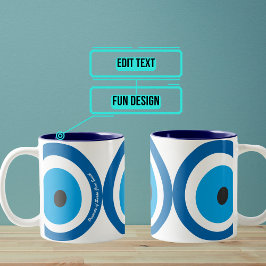 "Evil Eye" Succes Amulet Custom Mok