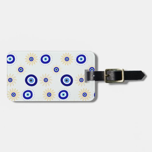 Evil Eye Symbol Bagagelabel (Voorkant horizontaal)