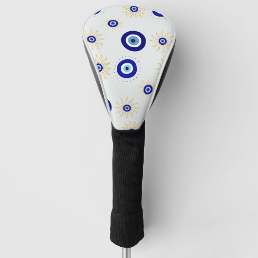   Evil Eye Symbol Golfheadcover (Voorkant)