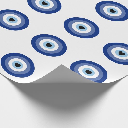 Evil Eye Symbol Protection Cadeaupapier (Hoek)