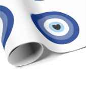Evil Eye Symbol Protection Cadeaupapier (Rol Hoek)