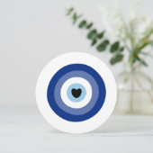 Evil Eye Symbol Protection Kaart (Staand voorkant)