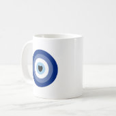 Evil Eye Symbol Protection Koffiemok (Voorkant links)