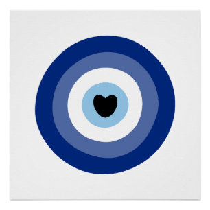 Evil Eye Symbol Protection Perfect Poster