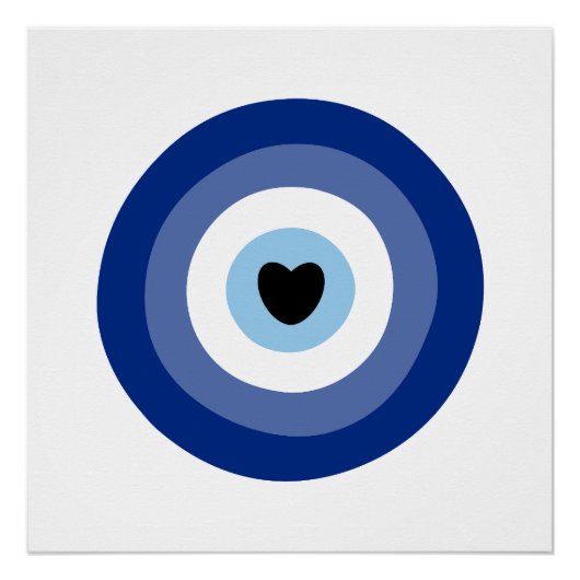 Evil Eye Symbol Protection Perfect Poster (Voorkant)