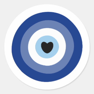 Evil Eye Symbol Protection Ronde Sticker