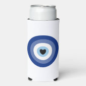 Evil Eye Symbol Protection Seltzer Blikjeskoeler (Seltzer Voorkant)