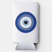 Evil Eye Symbol Protection Seltzer Blikjeskoeler (Achterkant)