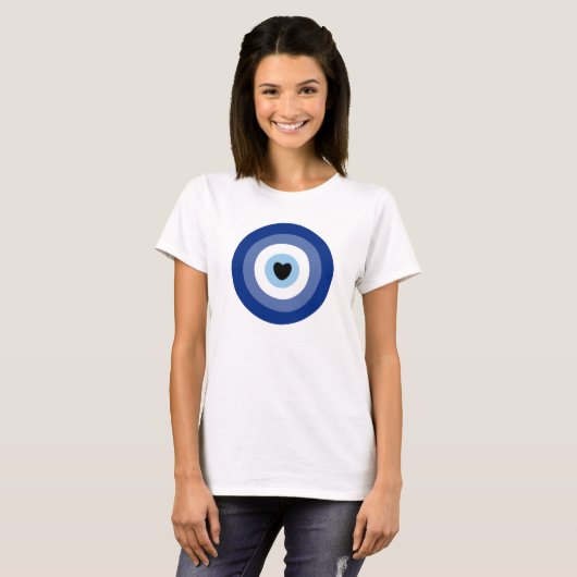 Evil Eye Symbol Protection T-shirt (Voorkant volledig)