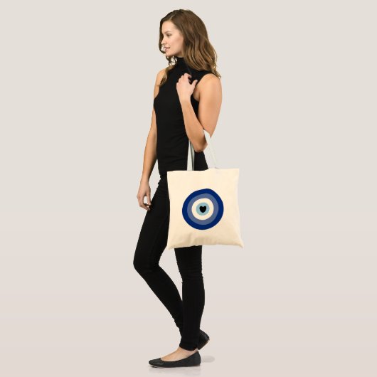 Evil Eye Symbol Protection Tote Bag (Voorkant (model))