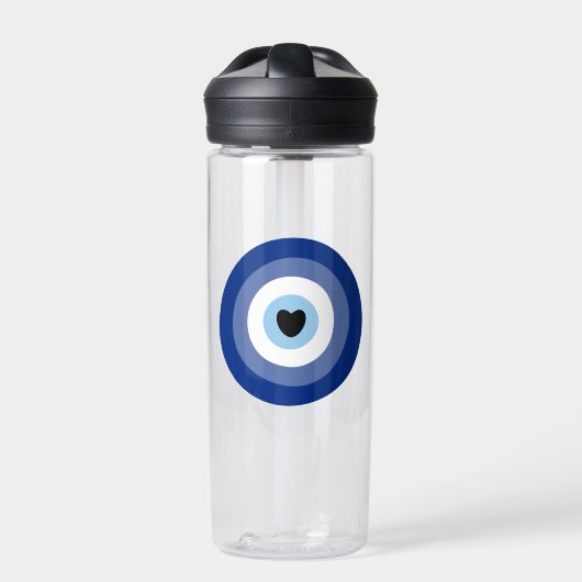 Evil Eye Symbol Protection Waterfles (Voorkant)