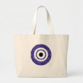 Evil Eye t-shirt Grote Tote Bag (Voorkant)