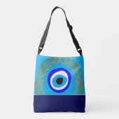 Evil Eye Talisman & Arabic Amulet Bag/Greek Charm Crossbody Tas (Achterkant)