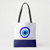 Evil Eye Talisman & Arabic Amulet Bag/Greek Charm Tote Bag (Voorkant)