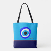 Evil Eye Talisman & Arabic Amulet Bag/Greek Charm Tote Bag (Achterkant)