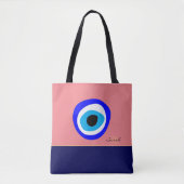 Evil Eye Talisman & Arabic Amulet Bag/Greek Charm Tote Bag (Voorkant)