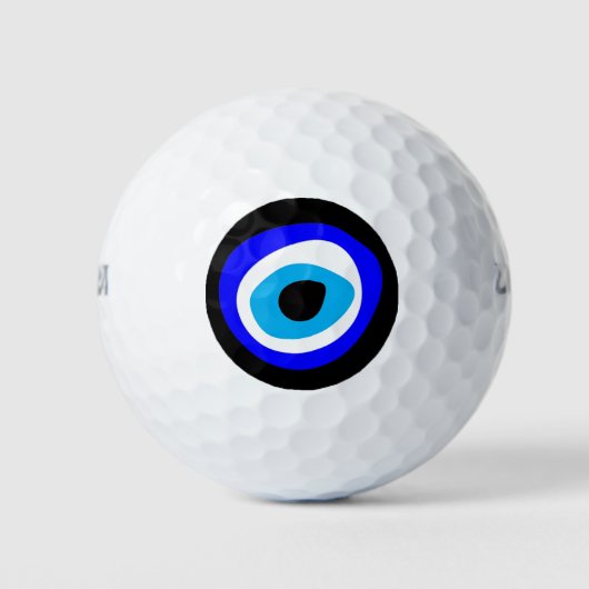 Evil Eye Talisman & Arabic Amulet/Golf Ball Golfballen (Voorkant)
