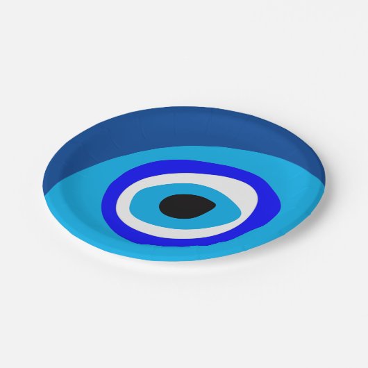 Evil Eye Talisman & Arabic Amulet/Grieks, Turks Papieren Bordje (Gekanteld)