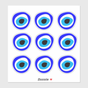 Evil Eye Talisman & Arabic amulet/Griekse charme Sticker