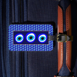 Evil Eye Talisman & Arabic Amulet/Turks, Grieks Bagagelabel