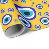 Evil Eye Talisman & Arabic Amulet/Turks, Grieks Cadeaupapier (Rol Hoek)