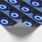 Evil Eye Talisman & Arabic Amulet/Turks, Grieks Cadeaupapier (Hoek)