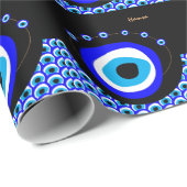 Evil Eye Talisman & Arabic Amulet/Turks, Grieks Cadeaupapier (Rol Hoek)