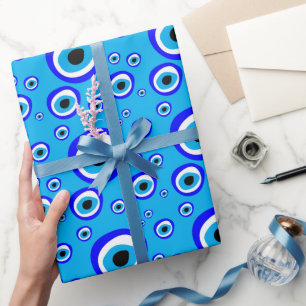 Evil Eye Talisman & Arabic Amulet/Turks, Grieks Cadeaupapier