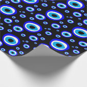 Evil Eye Talisman & Arabic Amulet/Turks, Grieks Cadeaupapier (Hoek)