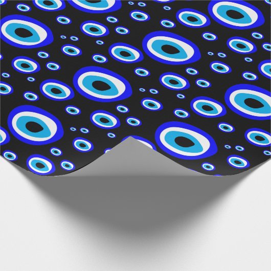 Evil Eye Talisman & Arabic Amulet/Turks, Grieks Cadeaupapier (Hoek)