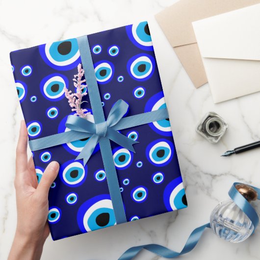 Evil Eye Talisman & Arabic Amulet/Turks, Grieks Cadeaupapier (Geschenken)