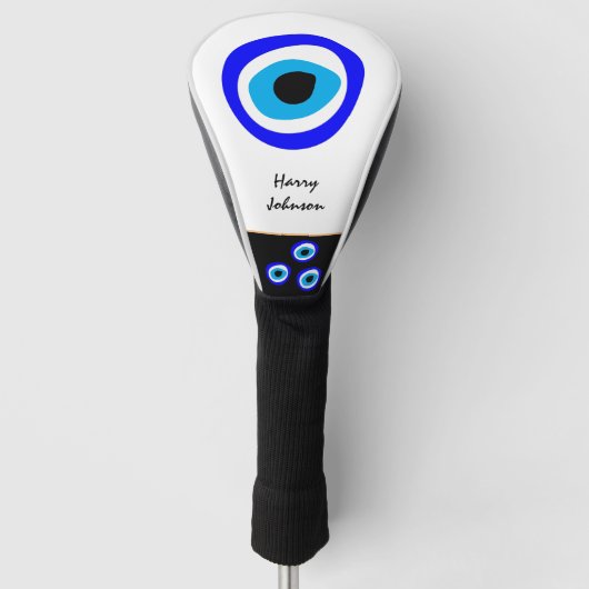 Evil Eye Talisman & Arabic Amulet/Turks, Grieks Golfheadcover (Voorkant)