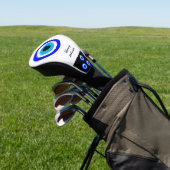 Evil Eye Talisman & Arabic Amulet/Turks, Grieks Golfheadcover (Insitu)